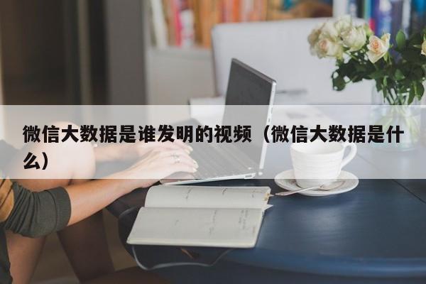 微信大数据是谁发明的视频（微信大数据是什么）