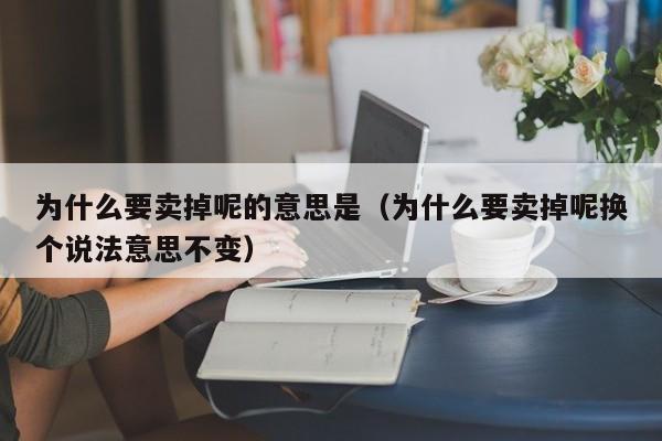 为什么要卖掉呢的意思是（为什么要卖掉呢换个说法意思不变）